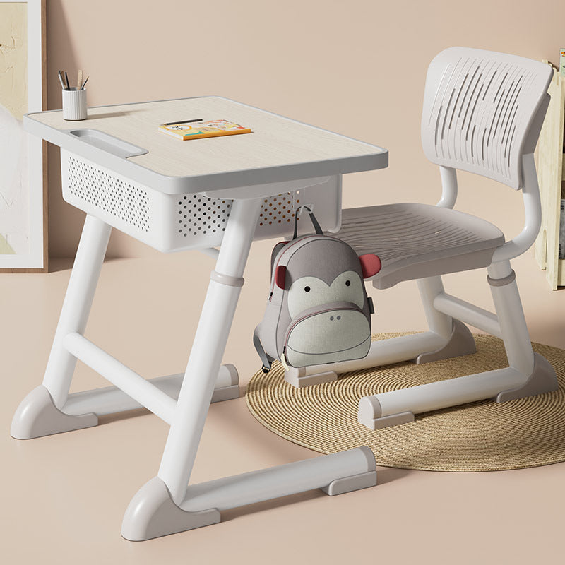 Children's learning table for primary school students, home writing homework desk, table for children's training and tutoring class desks and chairs suit