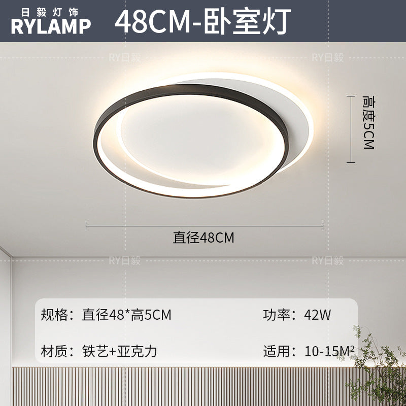 Geometric living room light modern simple atmosphere Italian minimalist ceiling light Guangdong Zhongshan lighting combination whole house package
