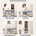 Changing table - foldable multifunctional baby care station for diaper changing, newborn bathing, massage, and touching