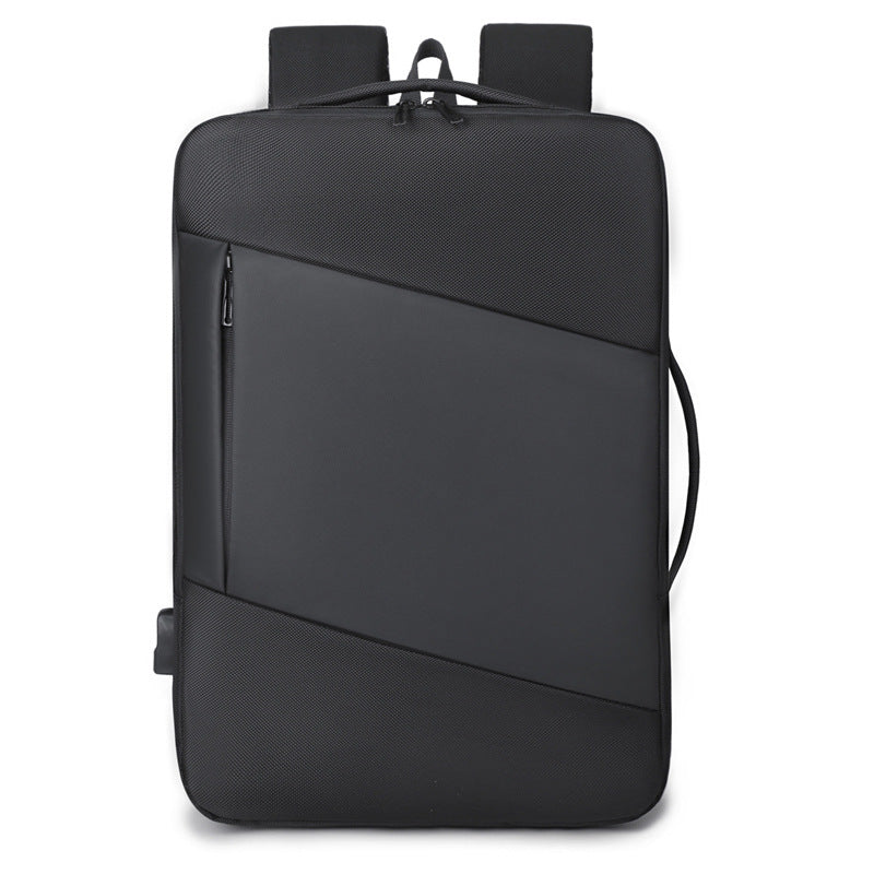 Simple backpack Multifunctional business computer bag Casual backpack College student schoolbag Travel bag