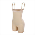 hot-selling fashionhigh waist breathable body shapewear suspender style side zipper one-piece shapewear to tighten the abdomen and lift the buttocks
