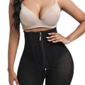 fashionhigh waist body shaping pants double layer pressurized waist slimming belly control pants 3-breasted zipper body shaping pants