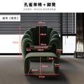 Beauty salon b&b reception negotiation chair creative single fabric sofa for home small apartment living room balcony casual chair