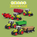inertial simulation farmer truck tractor pastoral engineering vehicle wood transport vehicle model kids toys wholesale