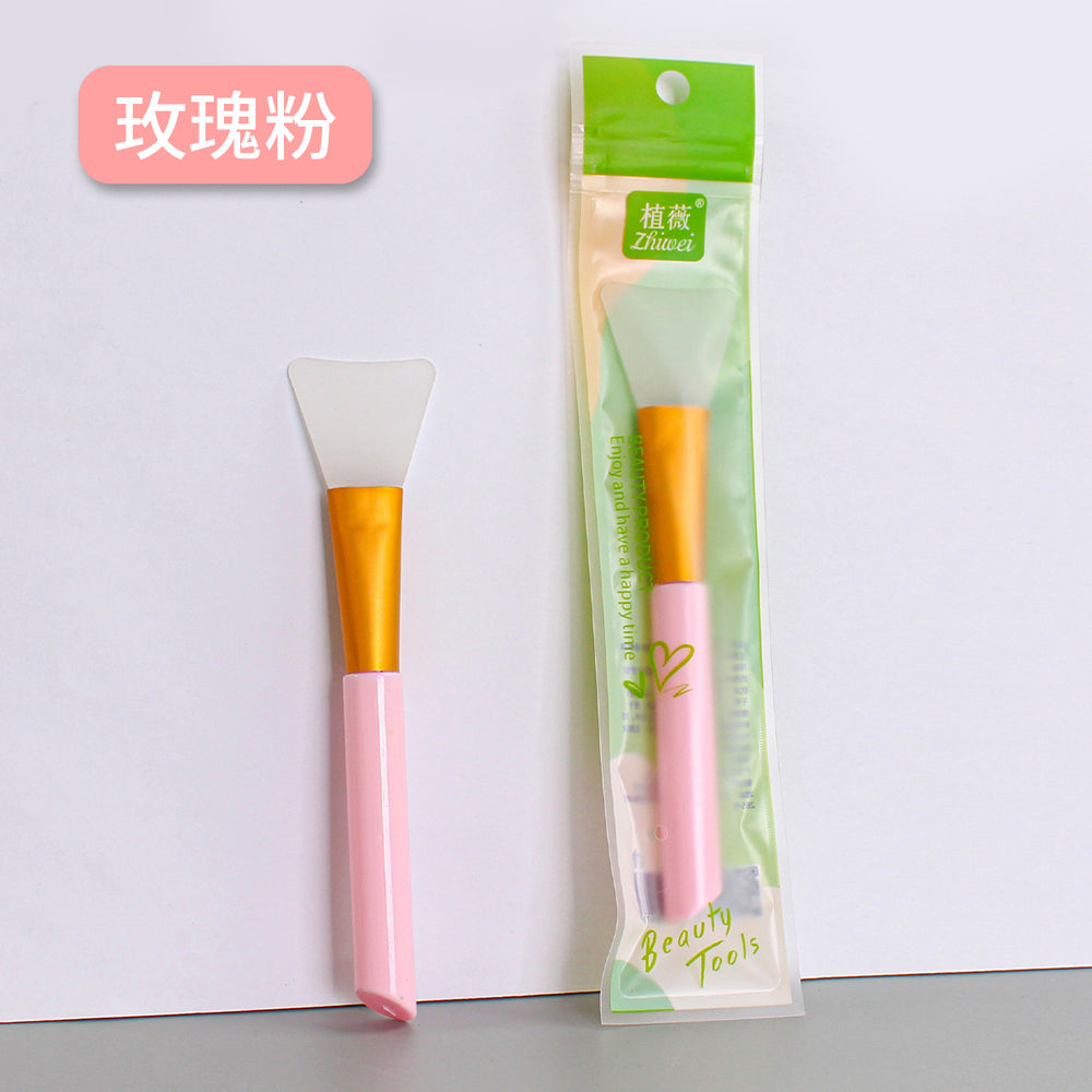 Zhiwei silicone mask brush diy beauty care tool beauty salon spa tool makeup brush soft glue head