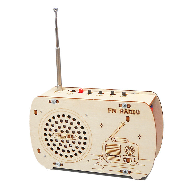 Science and technology small production children's educational toys DIY radio student homemade handmade model scientific experiment wholesale