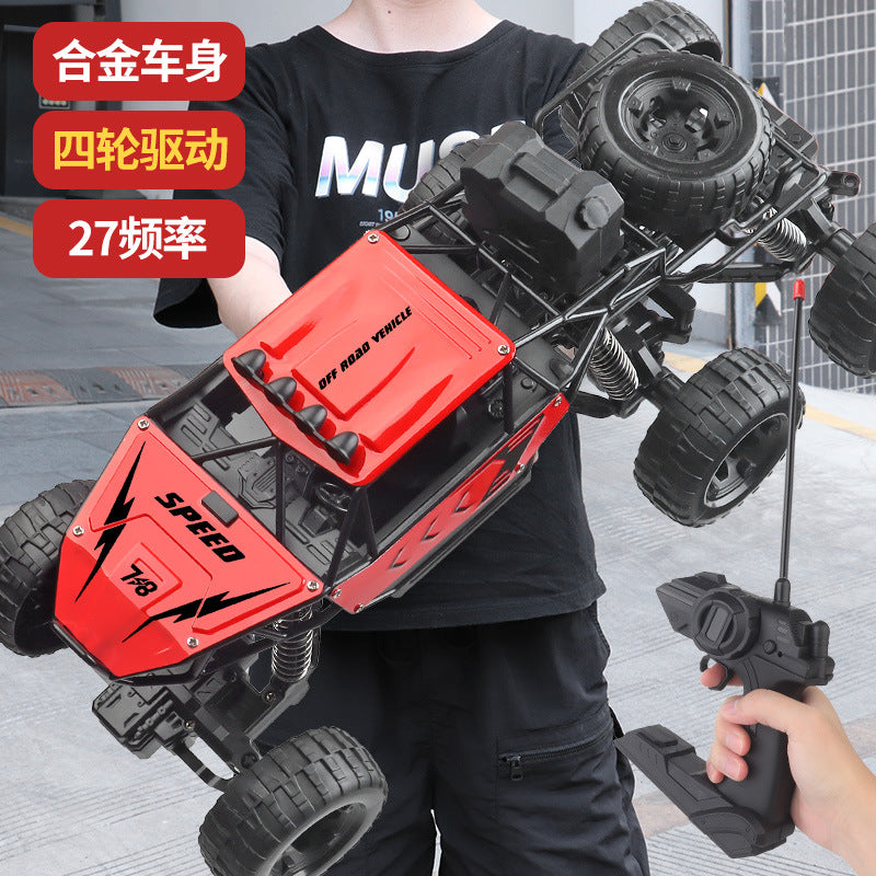 Four-wheel drive climbing oversized remote control car drift off-road vehicle big-foot vehicle six-wheel drive racing boy rechargeable toy car