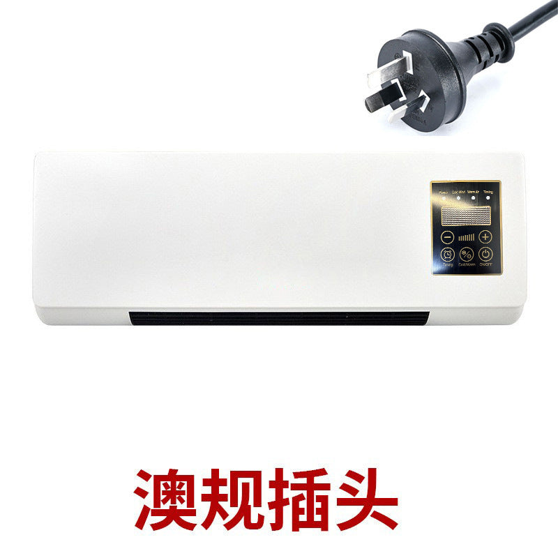 220v soft air cooling and heating dual-purpose movable small air conditioner hot air blower bathroom heater for home bedroom wall-mounted heating
