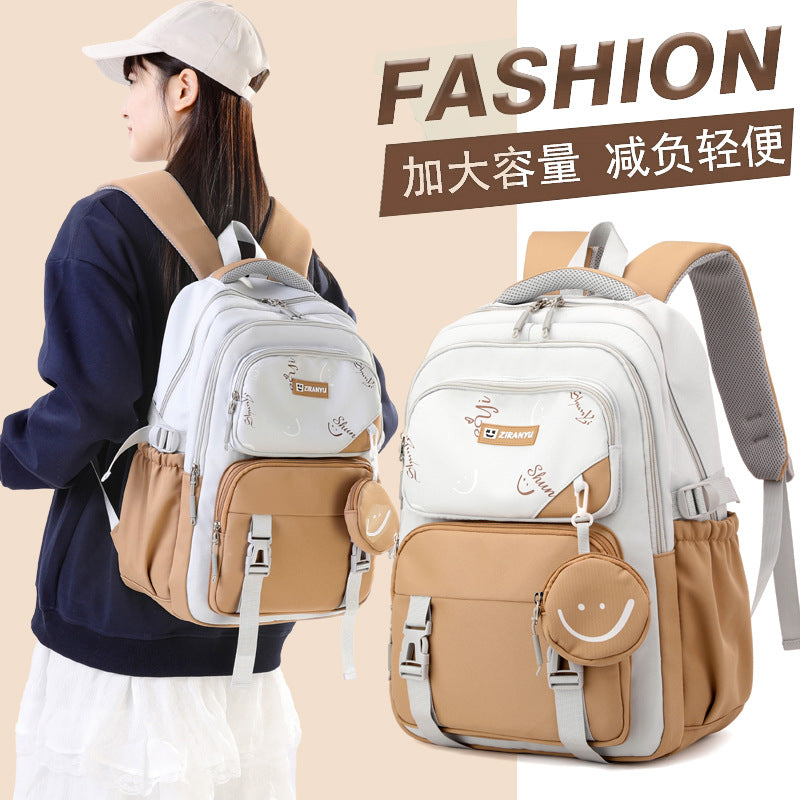 New large-capacity versatile and durable wear-resistant schoolbag for primary school students in grades 4 and 6, junior high school students backpack