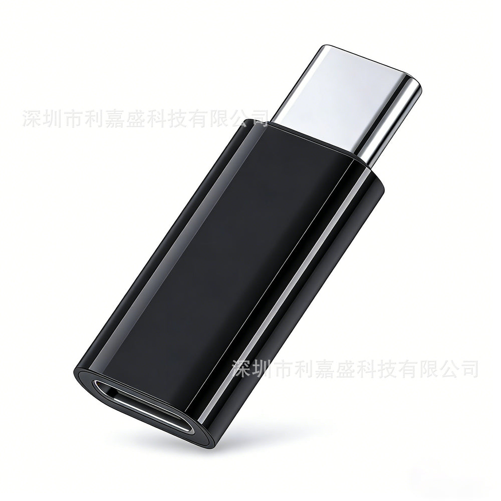Type-c to lightning adapter for iphone 15 charging, android v8 data, micro usb conversion