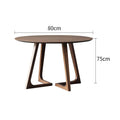 Scandinavian solid wood round table japanese style original solid wood casual modern book dining table and chair combination negotiation coffee round table b&b