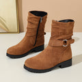 autumn new arrival: plus-size women's casual comfortable european and american style fashionable outerwear boots - wholesale