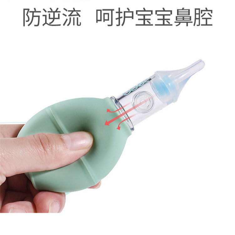 October nasal aspirator newborn pump-action anti-reflux nasal aspirator baby nasal aspirator snot cleaner in stock wholesale