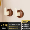 Black walnut thumb single hook - 2 pack [white]