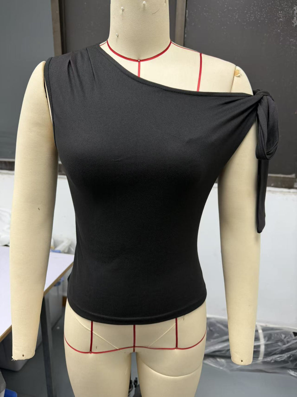 summer new arrivals: european and american fashion street style slim-fit tie-up sleeveless top for women
