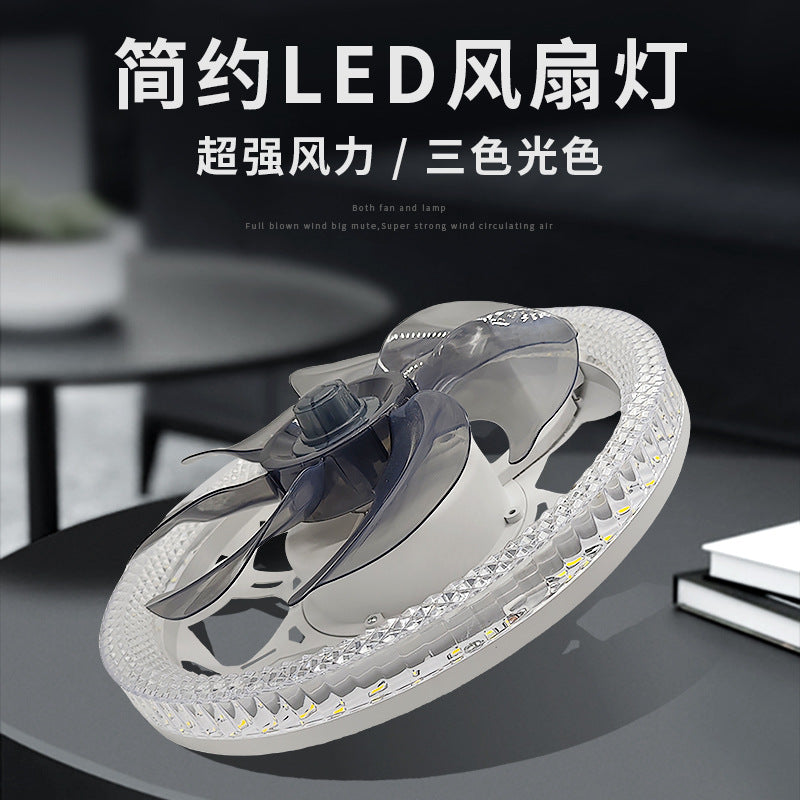 Wholesale fan lights for indoor living rooms, bedrooms, and dining rooms - led ceiling fan lights with smart remote control and dimming