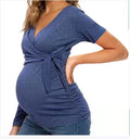 Blue short sleeves