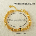 Middle eastern retro luxury 24k gold plated copper bracelet, hollow design, adjustable chain, perfect for women