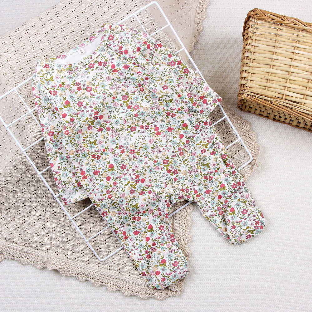 Newborn baby romper long sleeve jumpsuit autumn winter thickened sleepsuit clothes foreign trade children's wear bodysuit