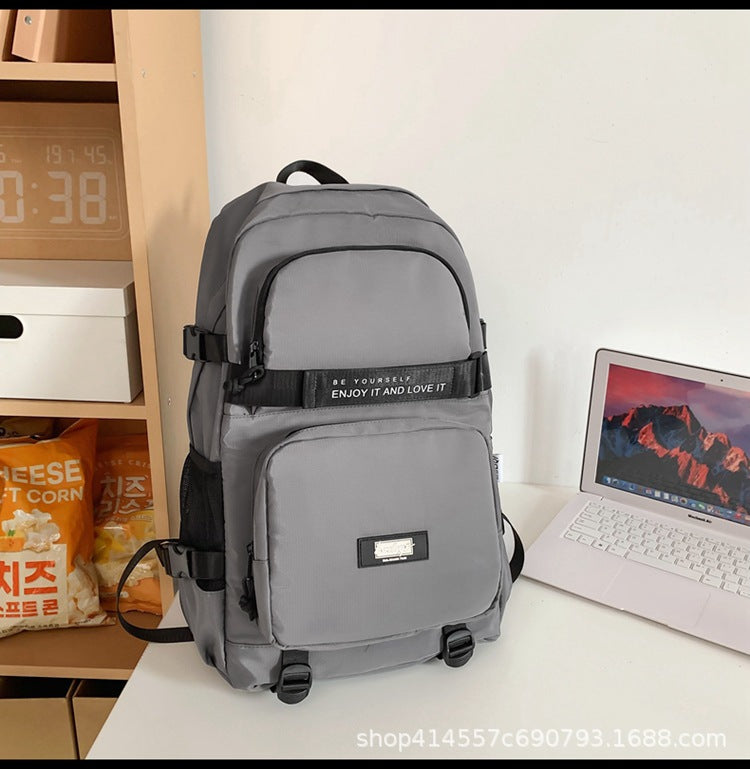 Backpack casual urban style classy school bag junior high school student school bag work clothingcasual travel couple college student school bag