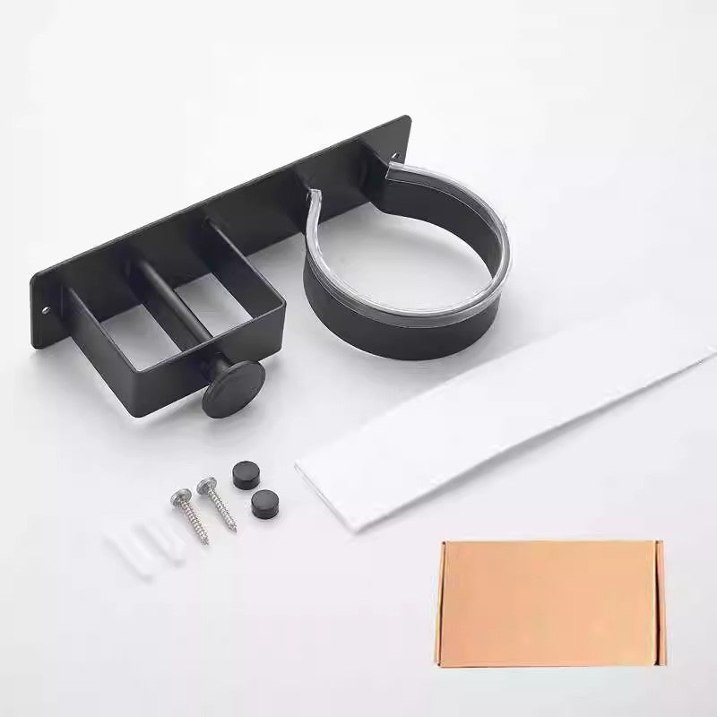 Cross-border no-punching hair dryer rack, hair straightener bracket, curling iron, hair tool storage rack, hair dryer hanger