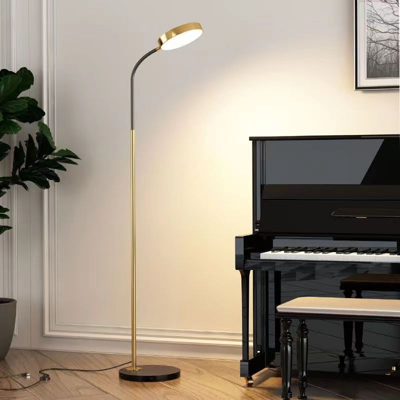 Nordic led floor lamp - modern minimalist, light luxury, eye protection, piano style - perfect for living room, sofa, bedroom, study, and reading