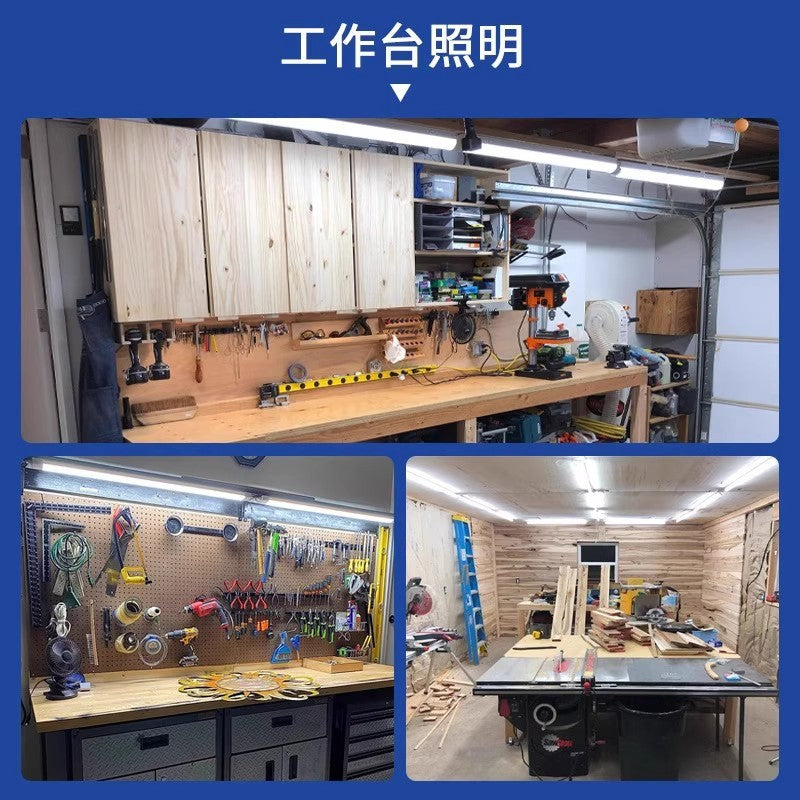 Workbench lamp tube assembly line factory lighting garment factory digital repair with switch long light bar led light