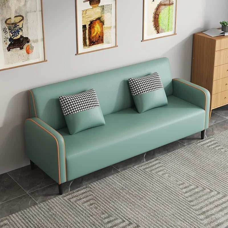 Scandinavian small apartment sofa double three-person living room rental room casual modern apartment simple popular sofa