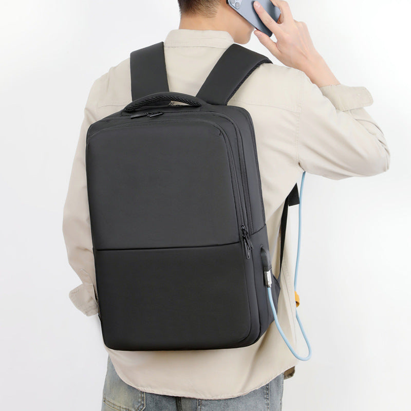 Business Backpack USB Port Portable Charging Commuter Computer Bag Male College Student Game Book Travel Backpack