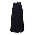 D293p with belt european and american clothing new arrival high waist large skirt mid-length pleated elegantdrapedexport skirt