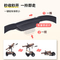 Lightweight baby stroller - four seasons, two-way, foldable bassinet, newborn pram, shock absorption, wholesale from manufacturer, portable