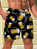 trending men's swim trunks, quick-dry swim shorts, casual athletic beach shorts, new european and american styles