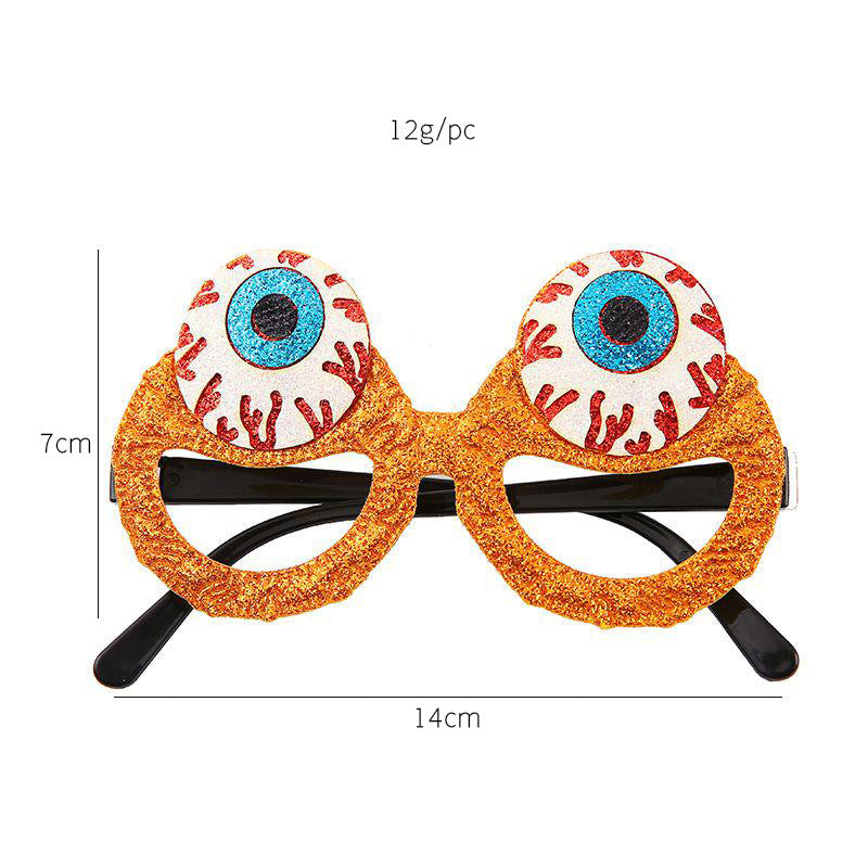Halloween Pumpkin Glasses Kids Adult Ghost Festival Party Decorations Photo Props Funny Glasses Frames