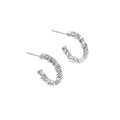 C-shaped earrings wholesale cross-border stylish accessories niche design casual versatile asymmetrical ins style earrings