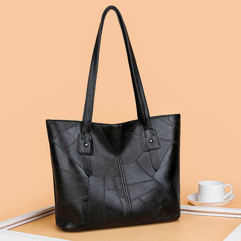 Large tote bag for women, 2024 new collection: minimalist, high-quality, versatile handbag, large capacity shoulder bag, stylish commuter tote