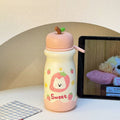 Trendy & cute apple cartoon kids' thermos - 316 stainless steel, high-style design, portable water bottle for boys & girls