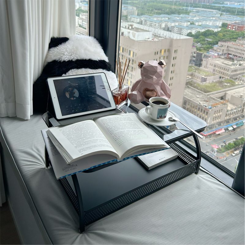 Japanese style bay window table bedroom for home tatami glass small coffee table popular cream style bed study small low table