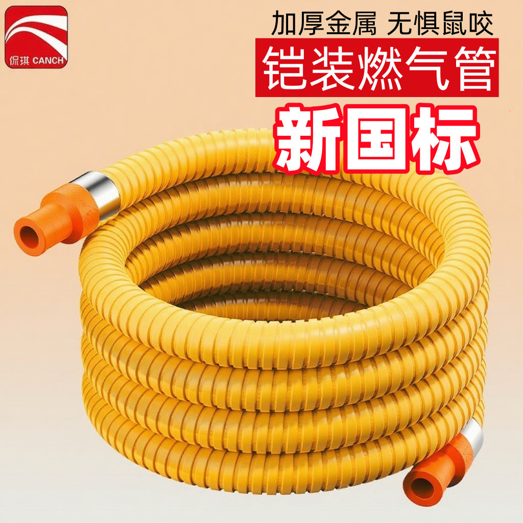 One piece of national standard 2024 armored pipe liquefied gas gas pipe explosion-proof gas hose natural gas special pipe
