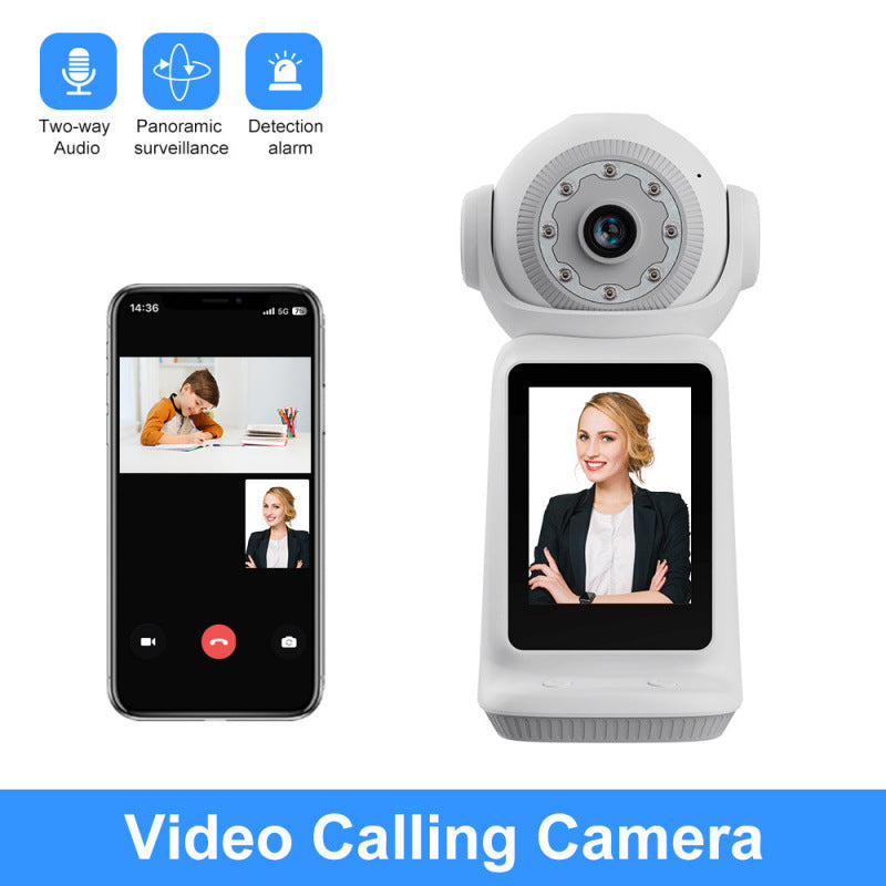 Cross-border hot-selling V380 camera indoor video call shaking head machine wireless WiFi desktop surveillance camera