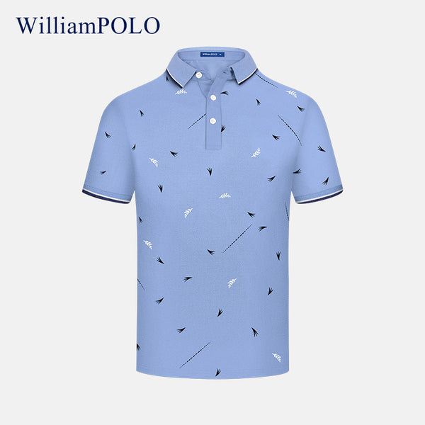 Emperor Paul Men's POLO Shirt Short Sleeve Versatile Spring and Summer Business Casual Top Shirt Fashion Men's Work Shirt