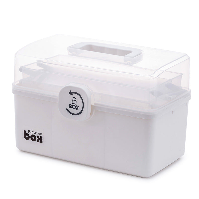 Medical box, family, student dormitory, large-capacity storage box, small medicine, drug storage box, small household medicine box.