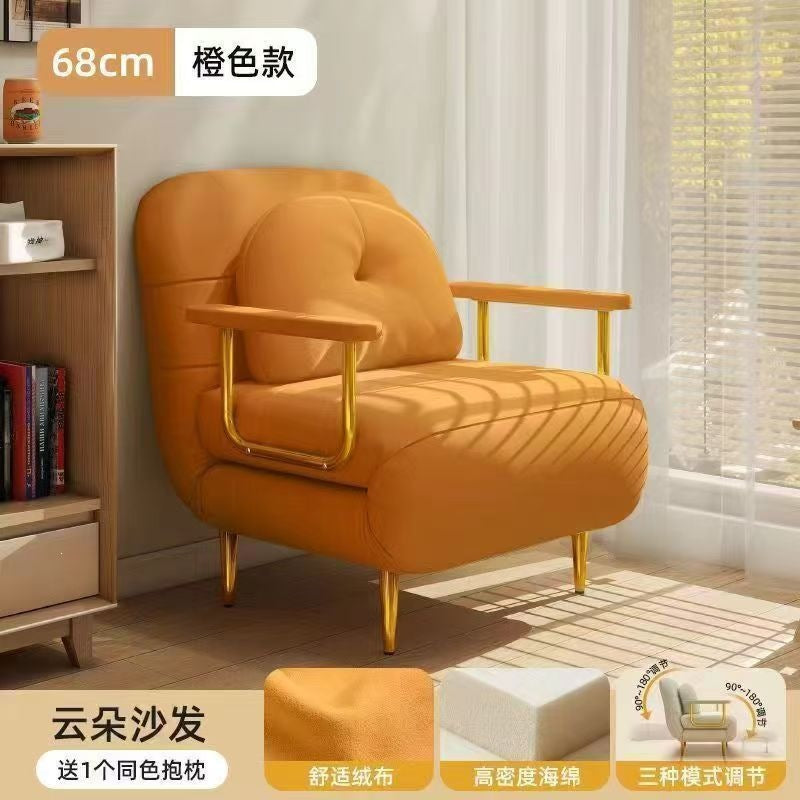 Sofa bed folding dual-purpose small apartment single living room balcony multi-functional new arrival double retractable cloud bed