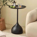 Scandinaviancasual side table small apartment iron small round table cream style for home small coffee table bedside small bedside table no