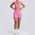 New arrival cross-border sports intimates sling nude yoga clothes outdoor fitness quick-drying yoga pants yoga clothes suit for women