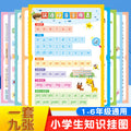 Nine knowledge wall charts for early childhood education, covering math, chinese, and english. high-definition wall stickers suitable for both preschool and elementary school learning