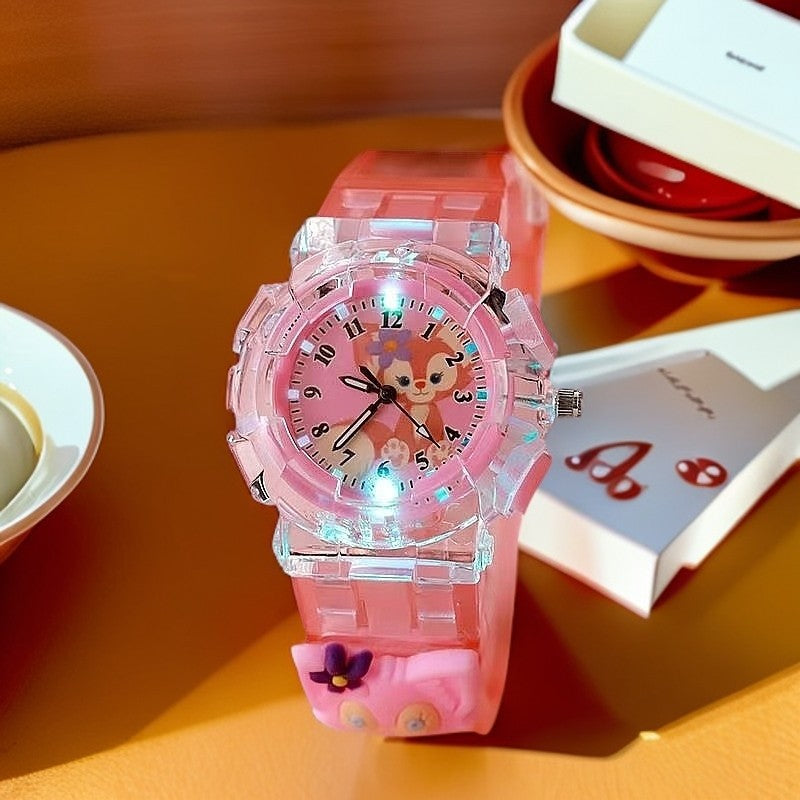 Kuromi kids' watch toy - girls' kindergarten glowing watch - my melody electronic watch