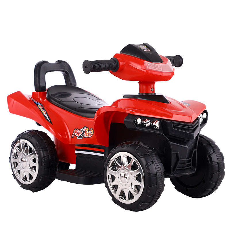 Manufacturer spot children's electric beach car four-wheeled outdoor off-road vehicle 1-3-5 year old baby charging remote control motorcycle