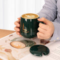 Warm cup 55 degree office heattech coaster heater automatic constant temperature hot coffee milk handy gadget temperature rising cross-border