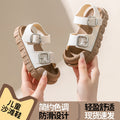Girls' sandals: new  summer collection - non-slip, soft-soled, velcro-closure sandals for girls (toddler to big kid) - perfect for beach and everyday wear