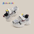 spring new children's athletic shoes, breathable mesh boys' running shoes, soft sole girls' chunky sneakers, ages 1-6